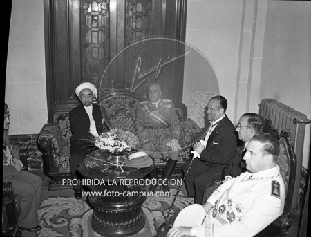 Visita del Rey de Jordania el 5 de septiembre de 1949