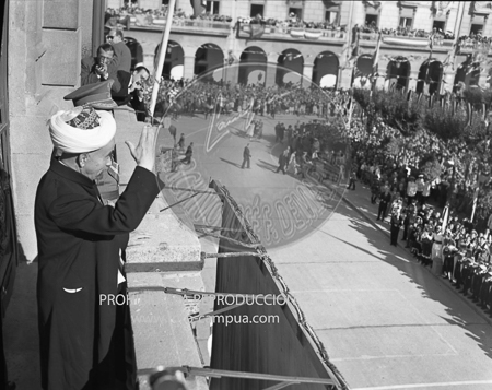 Visita del Rey de Jordania el 5 de septiembre de 1949