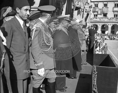Visita del Rey de Jordania el 5 de septiembre de 1949
