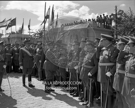 Visita del Rey de Jordania el 5 de septiembre de 1949
