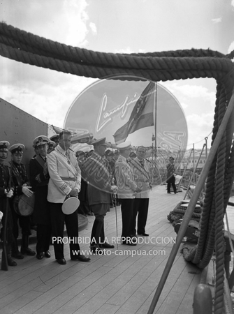 Visita del Rey de Jordania el 5 de septiembre de 1949