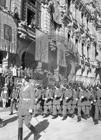 Visita del Rey de Jordania el 5 de septiembre de 1949