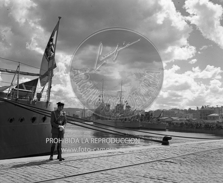 Visita del Rey de Jordania el 5 de septiembre de 1949