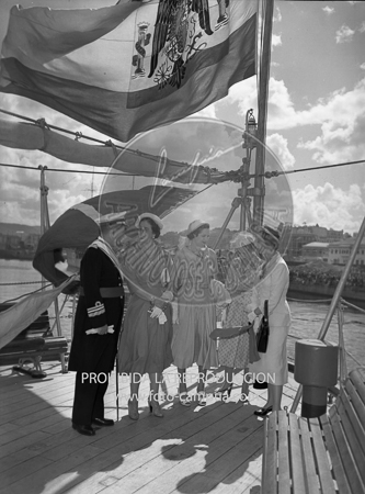 Visita del Rey de Jordania el 5 de septiembre de 1949