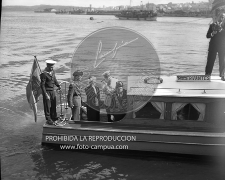 Visita del Rey de Jordania el 5 de septiembre de 1949