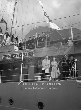 Visita del Rey de Jordania el 5 de septiembre de 1949