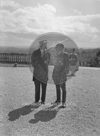 Visita del Rey de Jordania el 5 de septiembre de 1949