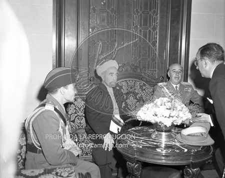 Visita del Rey de Jordania el 5 de septiembre de 1949