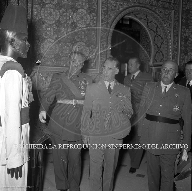 Visita del <presidente de Portugal a España, 1953