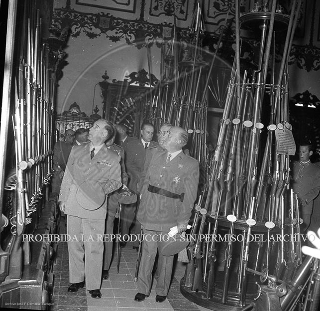 Visita del <presidente de Portugal a España, 1953