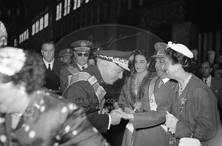 Visita del Presidente Trujillo.