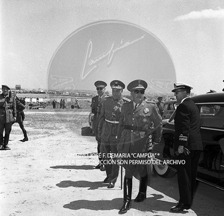 Visita del Presidente Trujillo.