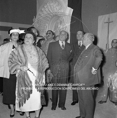 Visita del Presidente Trujillo.