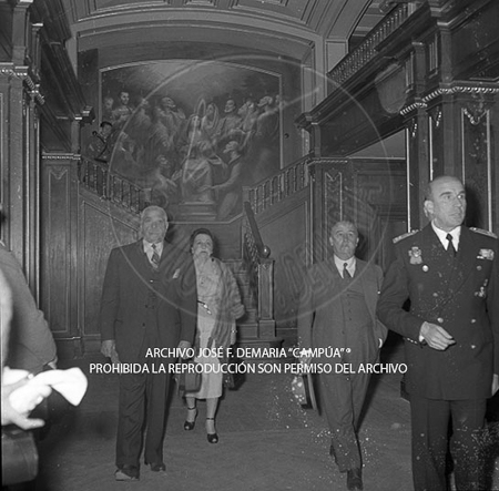 Visita del Presidente Trujillo.