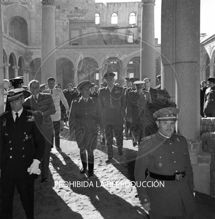 El Presidente del Libano Camile Chamoun, visita Toledo