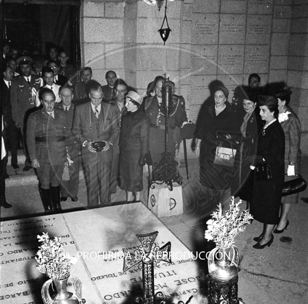 El Presidente del Libano Camile Chamoun, visita Toledo