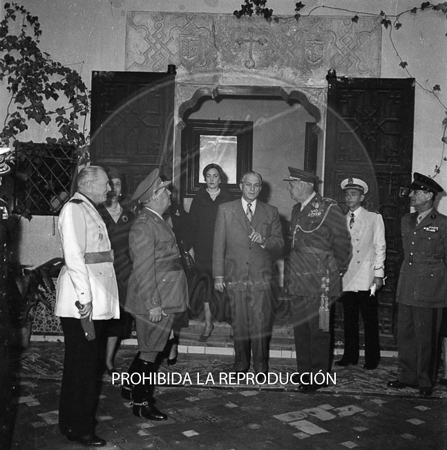 El Presidente del Libano Camile Chamoun, visita Toledo