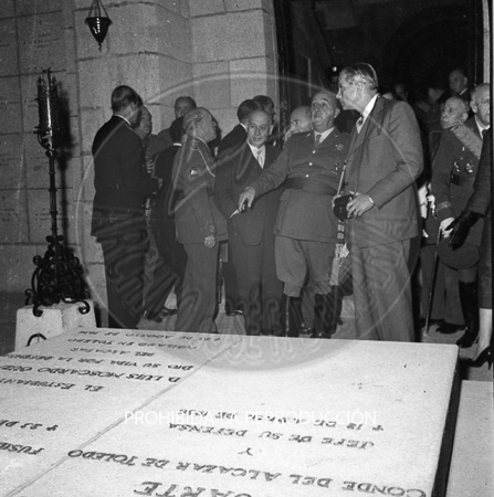 El Presidente del Libano Camile Chamoun, visita Toledo