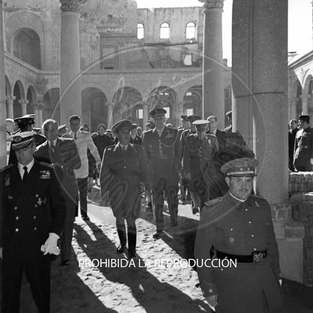El Presidente del Libano Camile Chamoun, visita Toledo