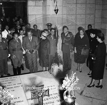 El Presidente del Libano Camile Chamoun, visita Toledo