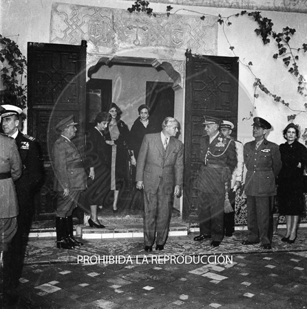 El Presidente del Libano Camile Chamoun, visita Toledo