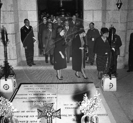 El Presidente del Libano Camile Chamoun, visita Toledo