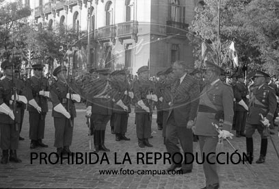 llegada a barajas del Presidente del Libano Camile Chamoun