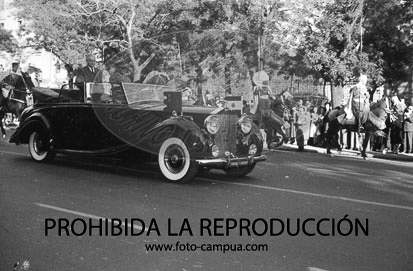 llegada a barajas del Presidente del Libano Camile Chamoun