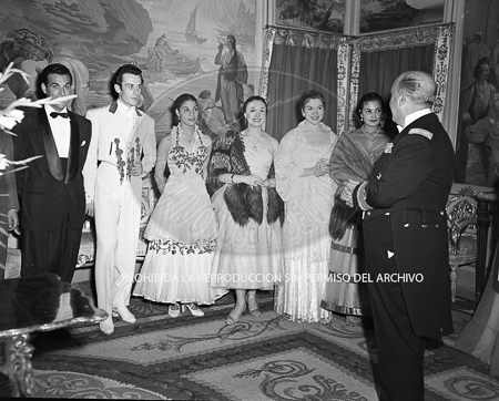 Carmen Sevilla en El Palacio de El Pardo