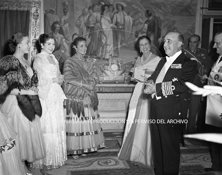 Carmen Sevilla en El Palacio de El Pardo