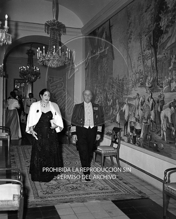 Carmen Sevilla en El Palacio de El Pardo