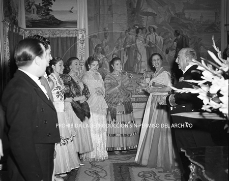 Carmen Sevilla en El Palacio de El Pardo