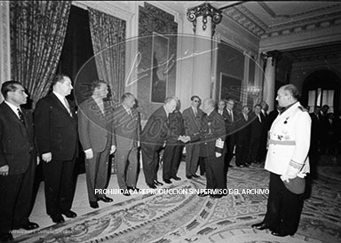 Audiencia a una Comisión de Mandos Sindicales