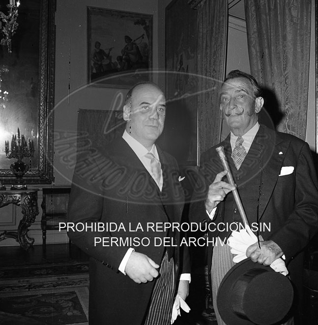 Audiencia al pintor Salvador Dalí