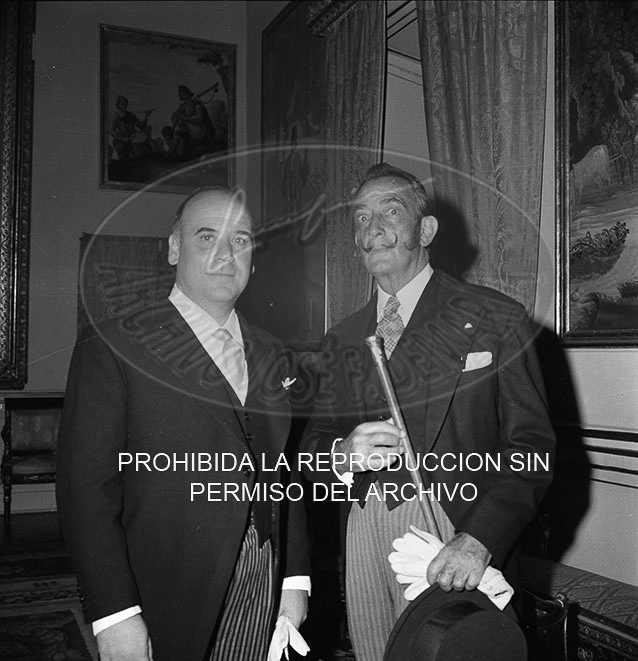 Audiencia al pintor Salvador Dalí