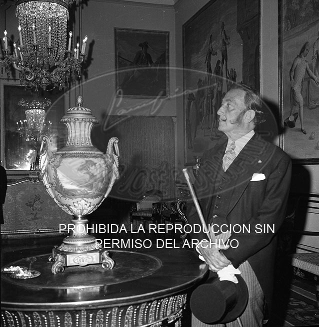 Audiencia al pintor Salvador Dalí