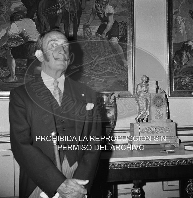 Audiencia al pintor Salvador Dalí