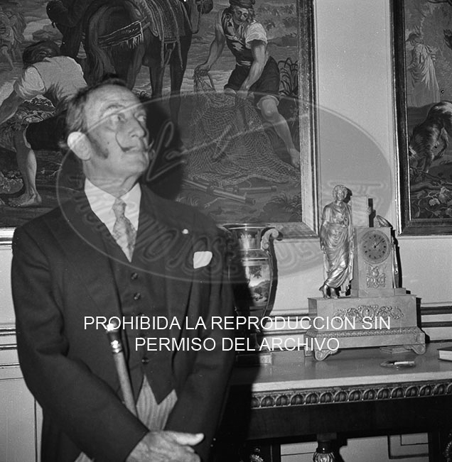 Audiencia al pintor Salvador Dalí