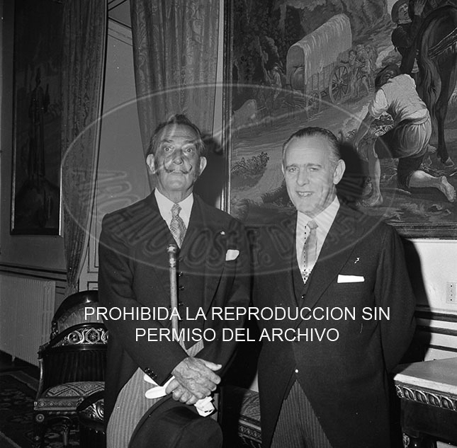 Audiencia al pintor Salvador Dalí
