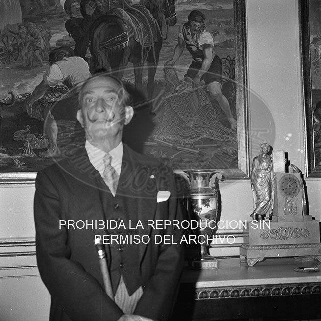 Audiencia al pintor Salvador Dalí