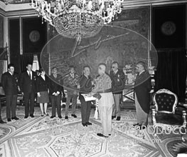 Franco recibe al Comité de la Copa Canadá de Golf