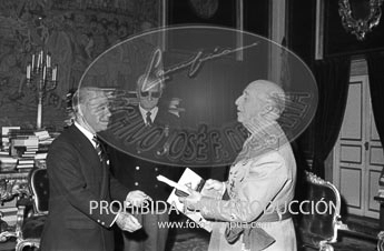 Franco recibe al Comité de la Copa Canadá de Golf