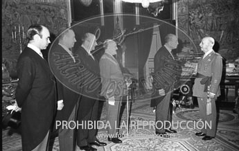 Franco recibe a la Real Gran Peña