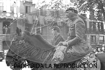 Entrada de los nacionales en Bilbao