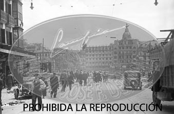 Entrada de los nacionales en Bilbao