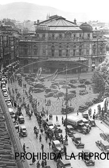Entrada de los nacionales en Bilbao