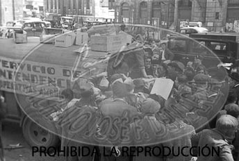 Entrada de los nacionales en Bilbao