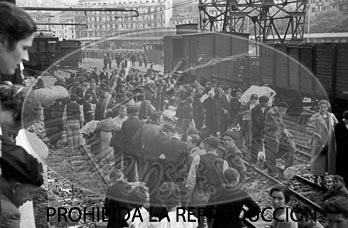 Entrada de los nacionales en Bilbao