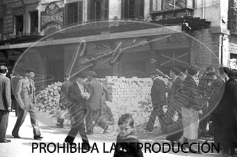 Entrada de los nacionales en Bilbao