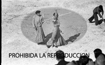 Corrida de Toros en San Sebastián. Manolo Bienvenida